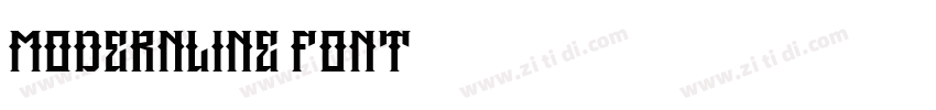 Modernline Font字体转换